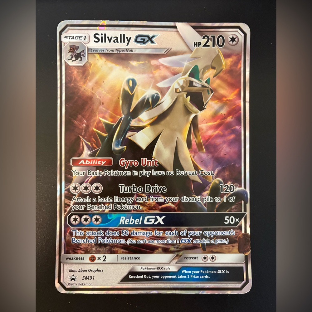 JUMBO Silvally GX Pokemon Card